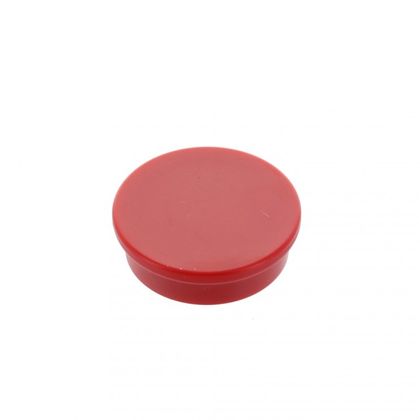 izuzetno moćan uredski magnet, okrugli, crveni