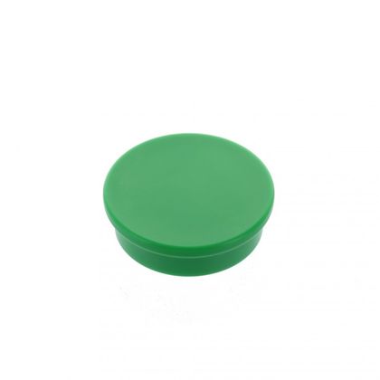 Izuzetno moćan uredski magnet, okrugli, zeleni